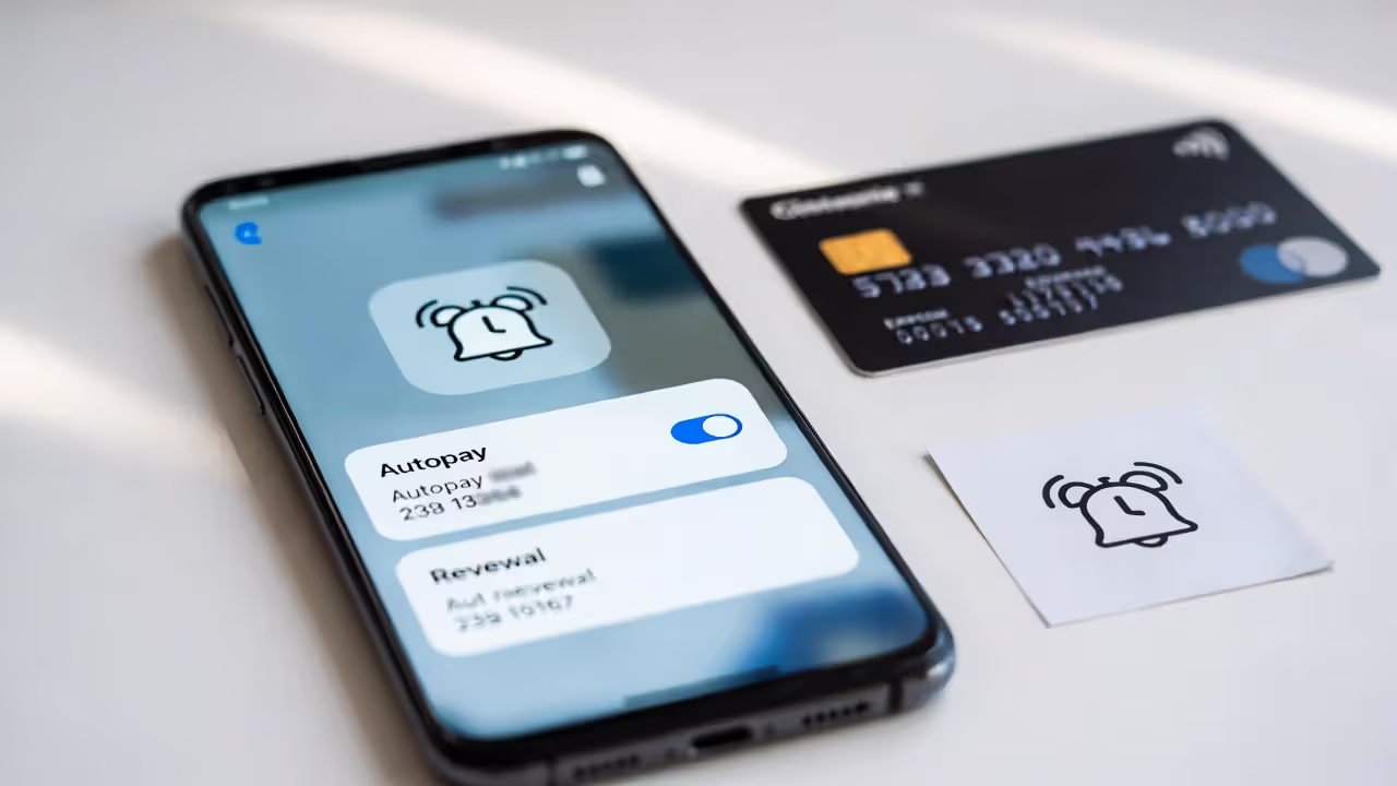 Autopay prevents lapses.