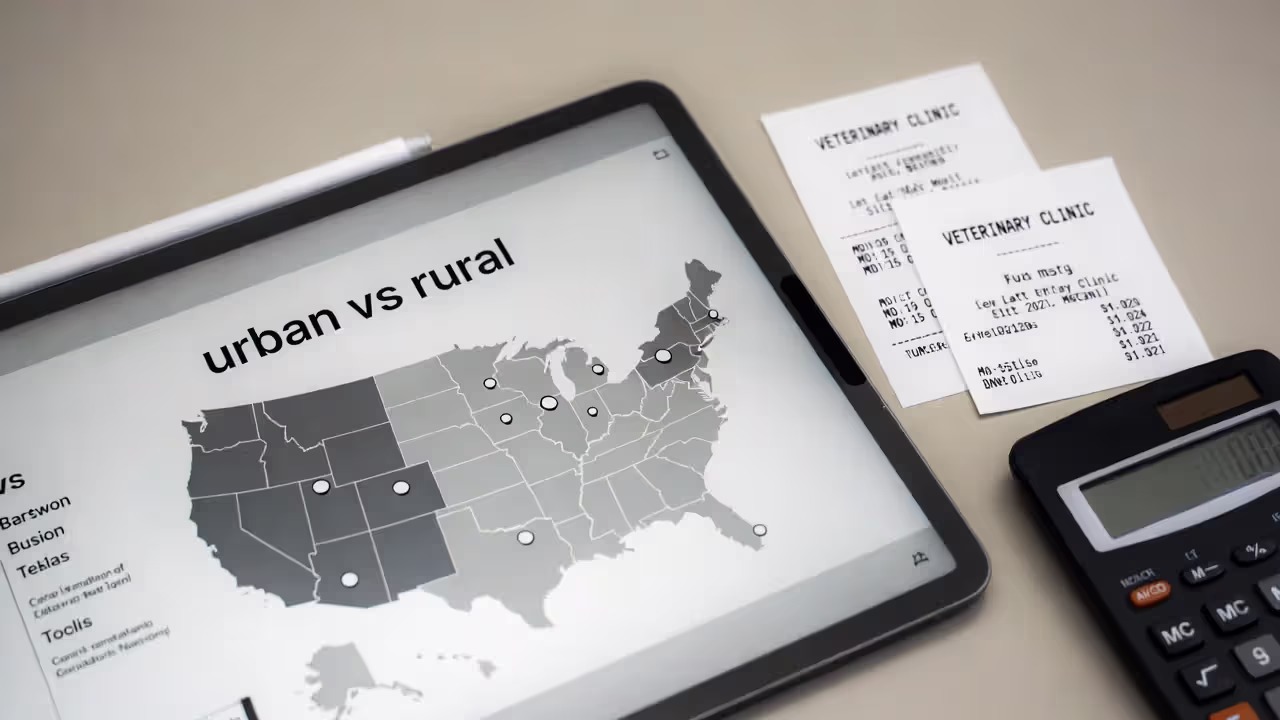 Location-based veterinary cost differences affecting cat insurance pricing